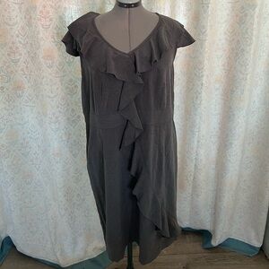 Plus size Spense Ruffle-Front Dress